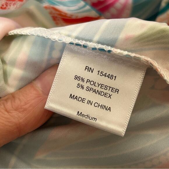 Jean Pierre Klifa Resort Daphne Dress Grassland Multi Color Bright Size Medium - Picture 7 of 7